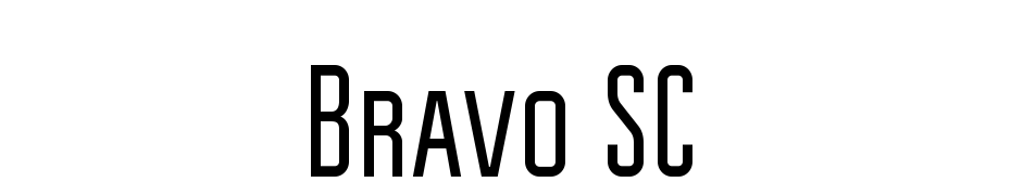 Bravo SC Font Download Free
